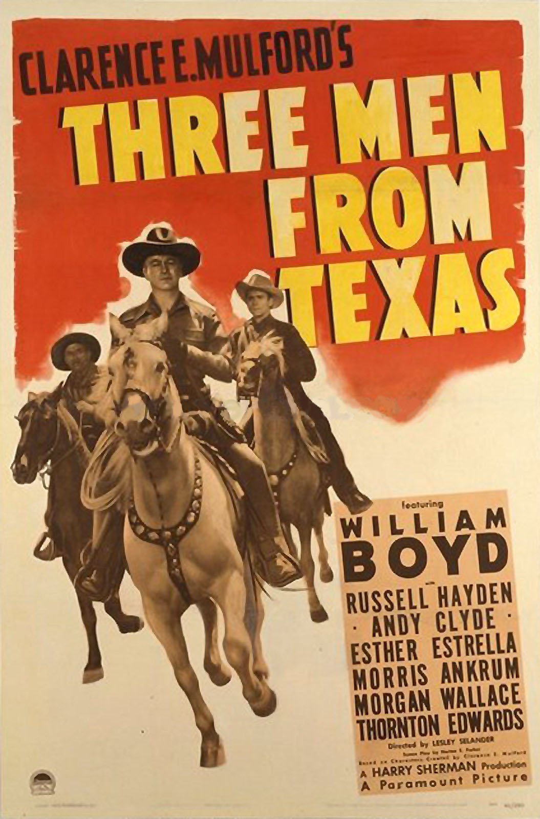 THREE MEN FROM TEXAS